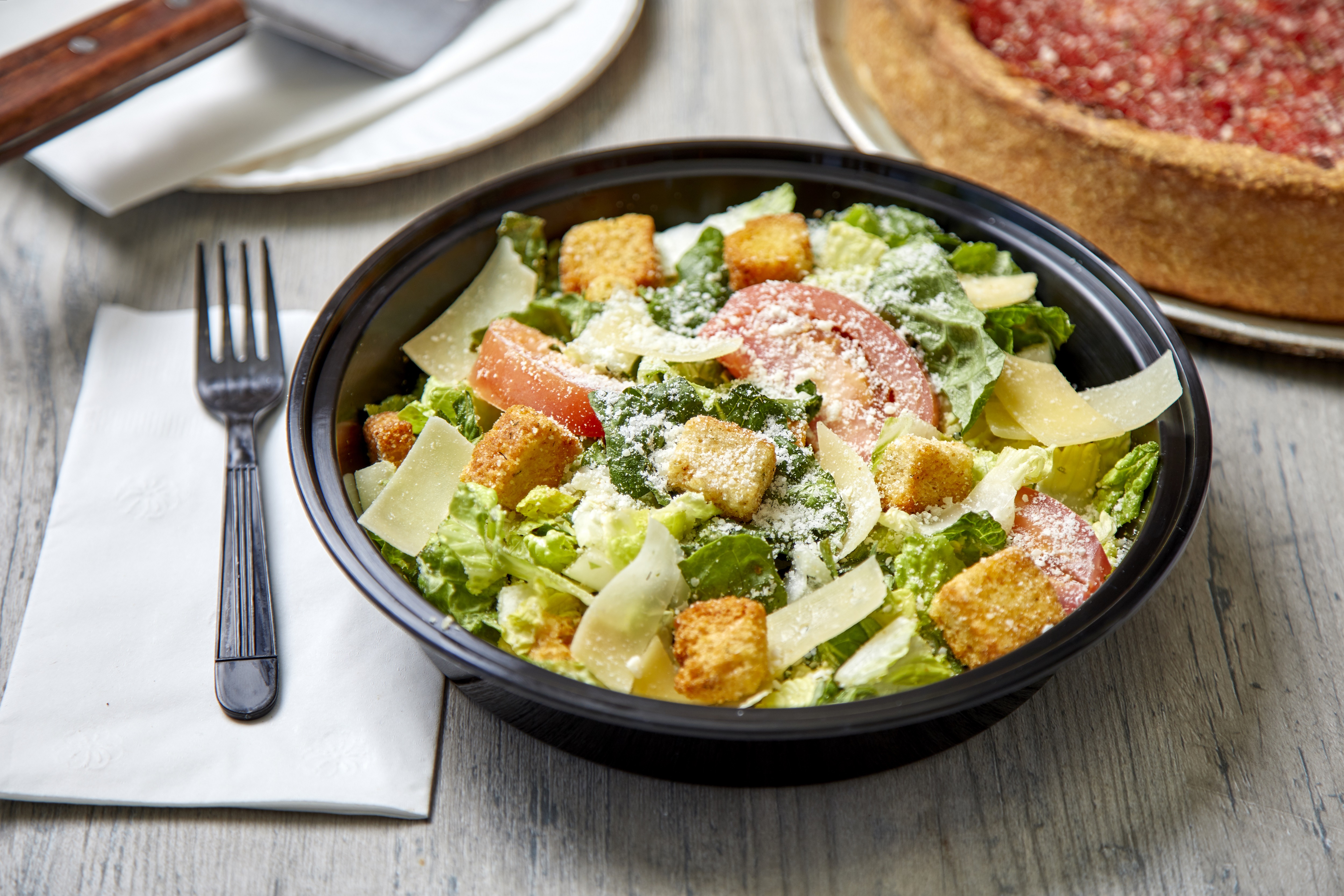 Order Classic Chicken Caesar Salad food online from Route 67 Pizza store, Palatine on bringmethat.com