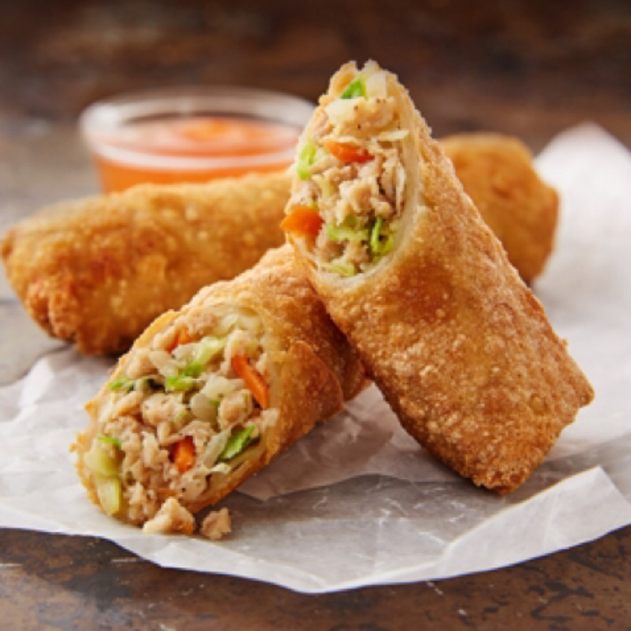 Order Cantonese Chicken Egg Roll（2）/鸡肉春卷（2） food online from Taste Of India store, West Lafayette on bringmethat.com