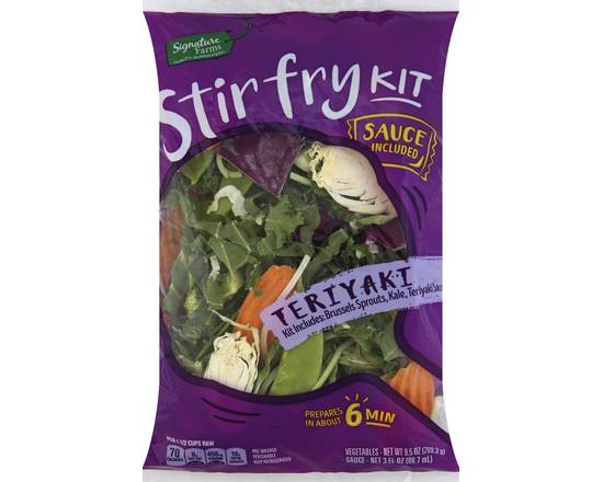 Order Signature Farms · Teriyaki Stir Fry Kit (1 kit) food online from Albertsons store, Hillsboro on bringmethat.com