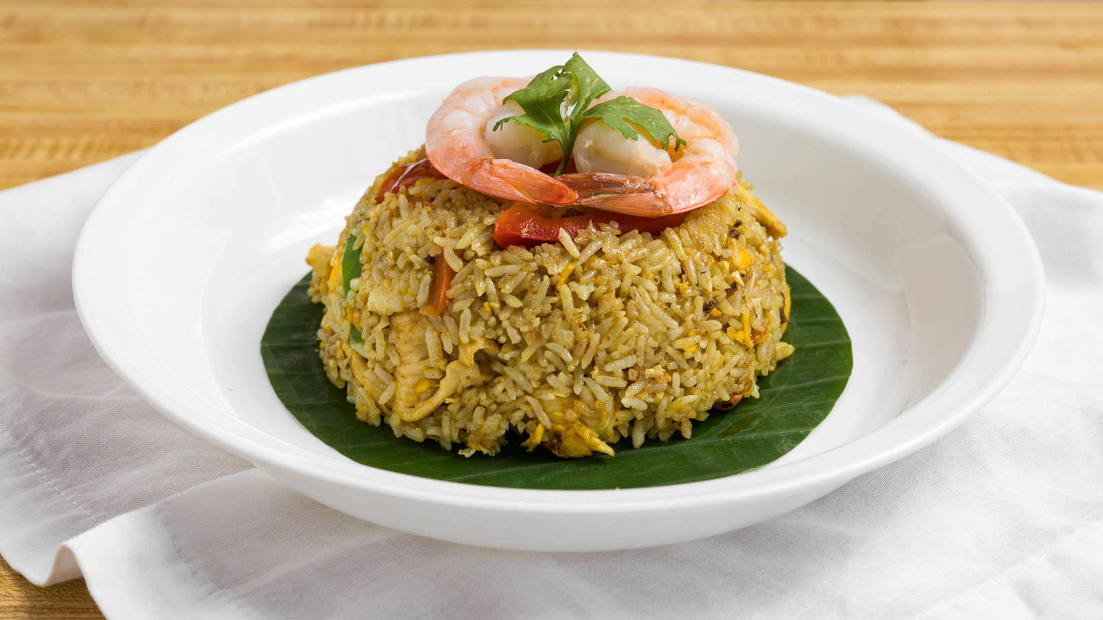 Order Mango Fried Rice Dinner food online from Charm Thai Bistro store, Wakefield on bringmethat.com