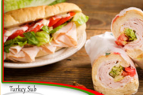 Order The Turkey Sandwich food online from Ameci Pizza & Pasta store, Santa Paula on bringmethat.com