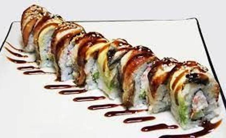 Order Dragon Roll food online from Sushi Uma store, San Francisco on bringmethat.com