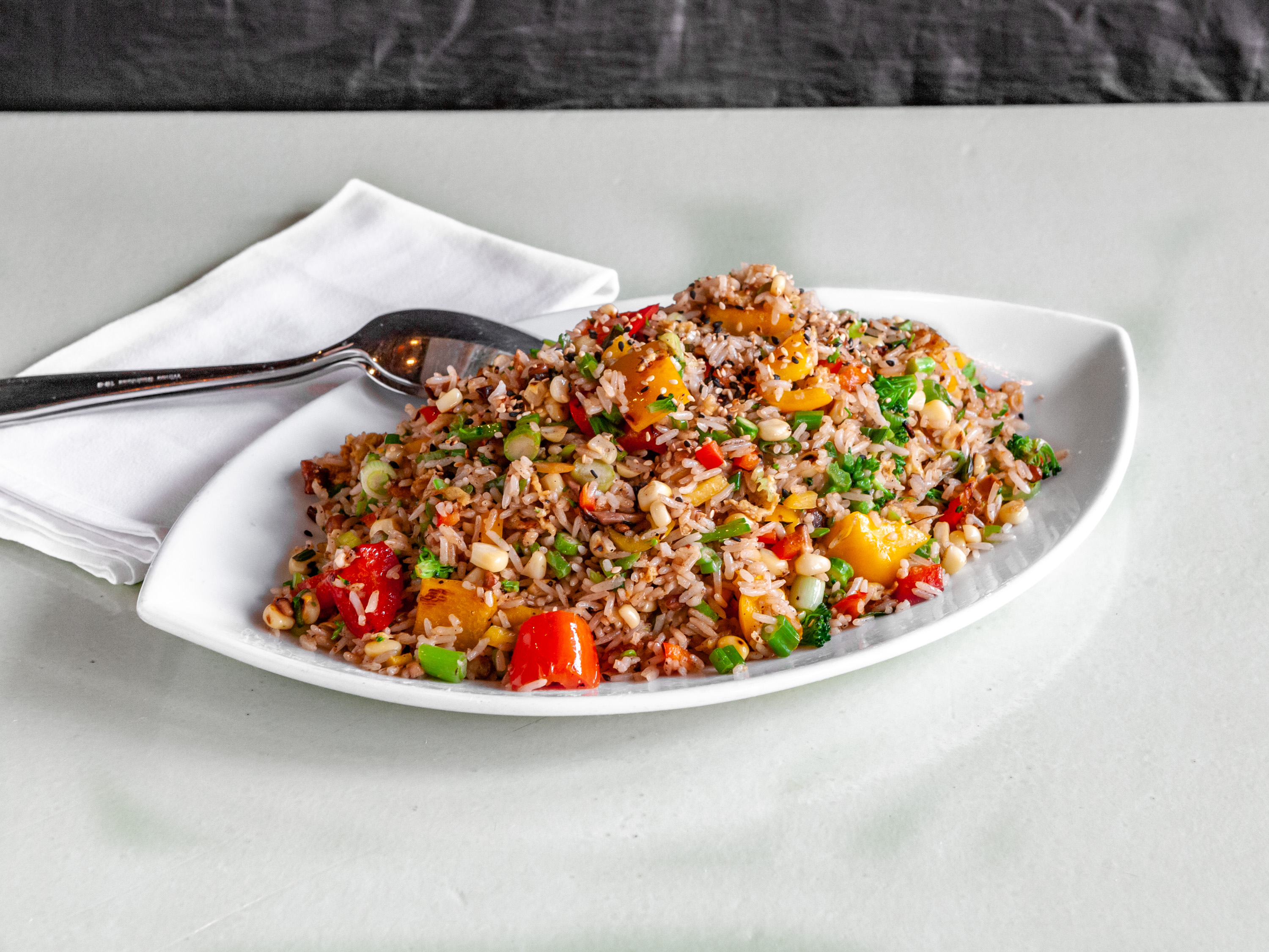 Order Vegetable Fried Rice food online from Chinois on Main store, Santa Monica on bringmethat.com