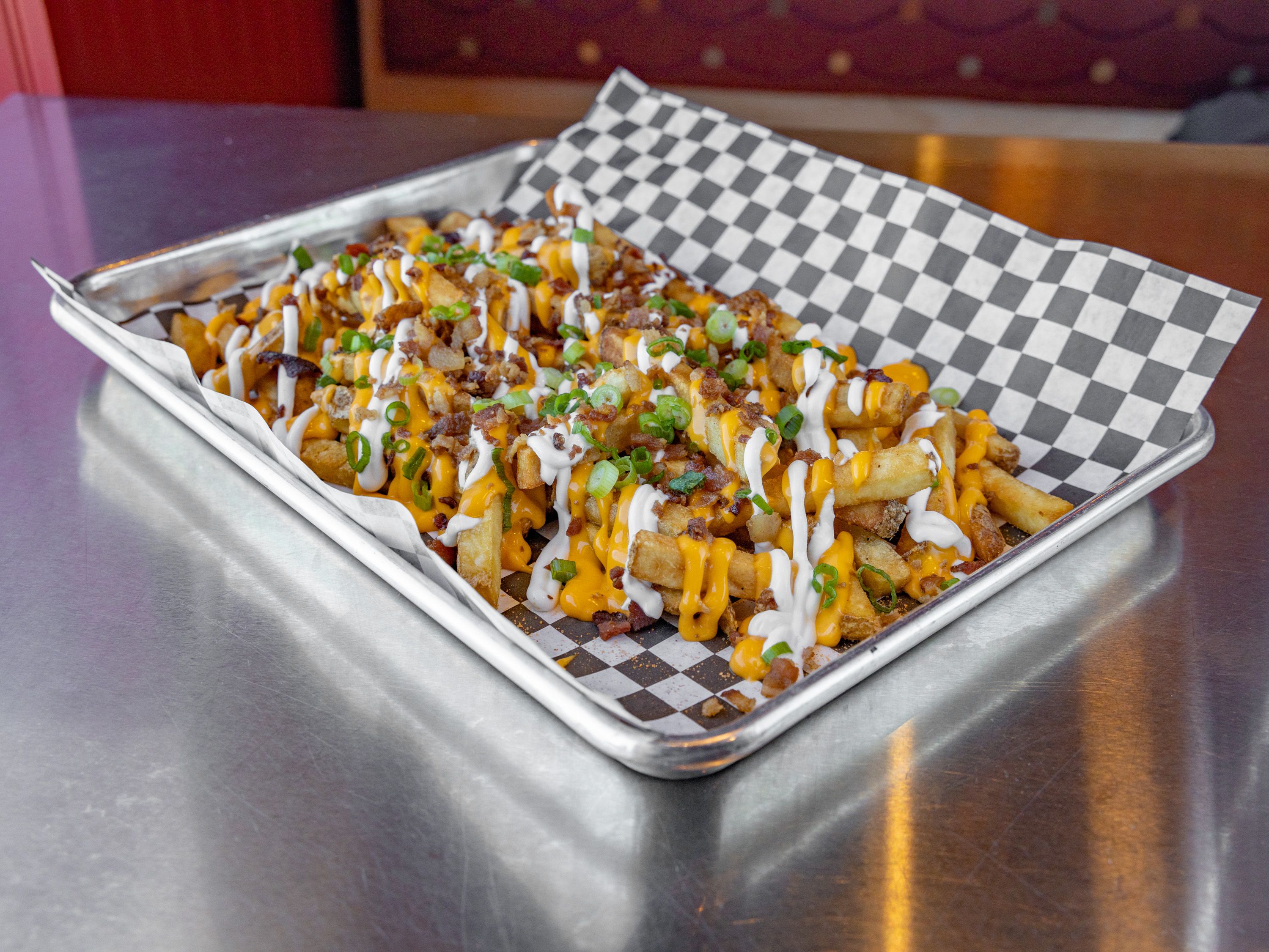 Order Loaded Fries food online from The Smoke N Pig Bbq store, Lansing on bringmethat.com