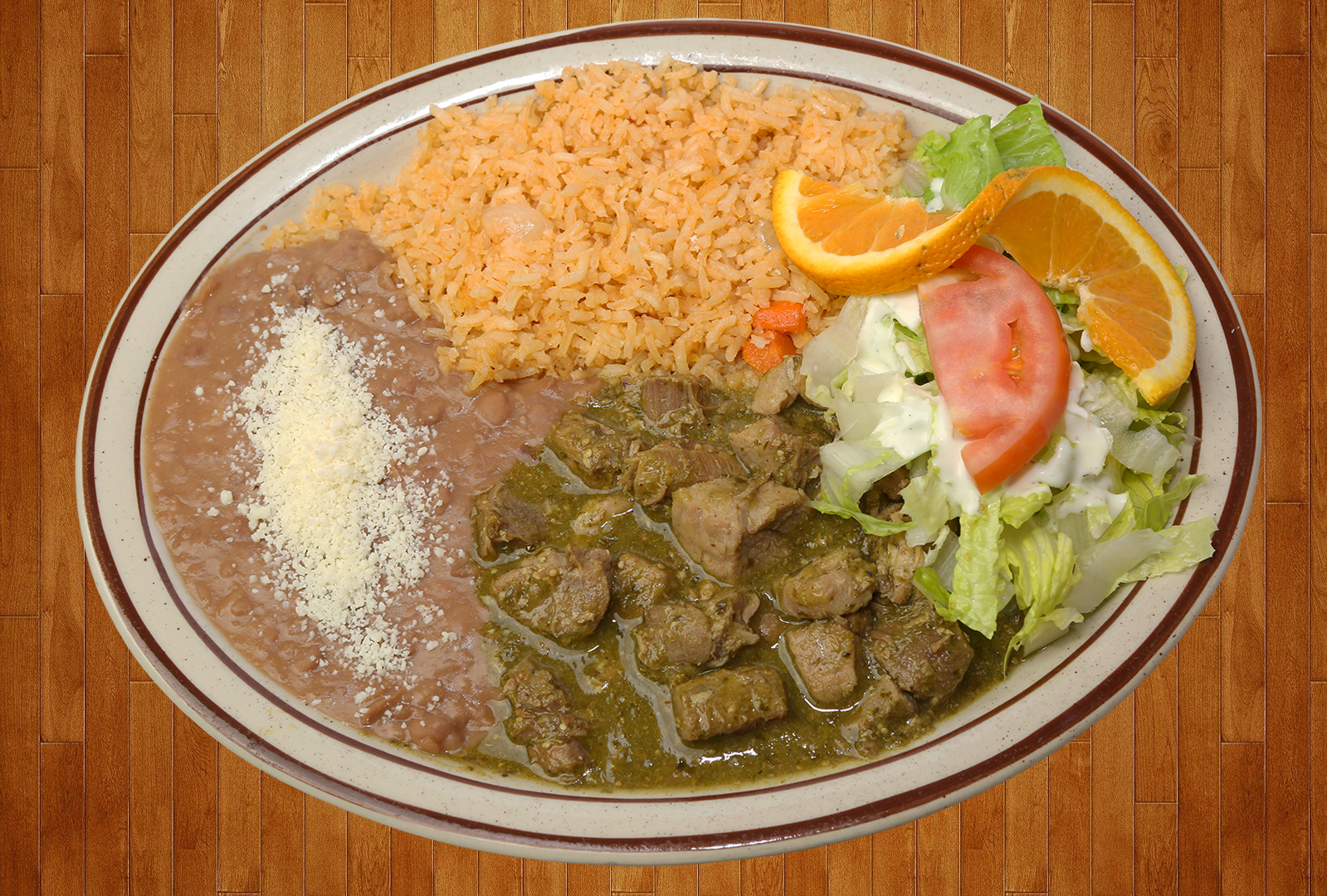 Order Chile Verde food online from Mexico Lindo y Cantina store, San Jose on bringmethat.com