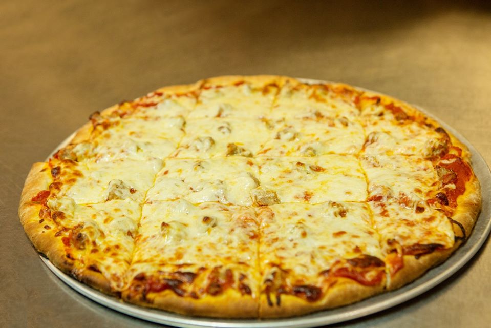 Order Cheese Pizza food online from Bannerman Sports Grill store, Bartlett on bringmethat.com