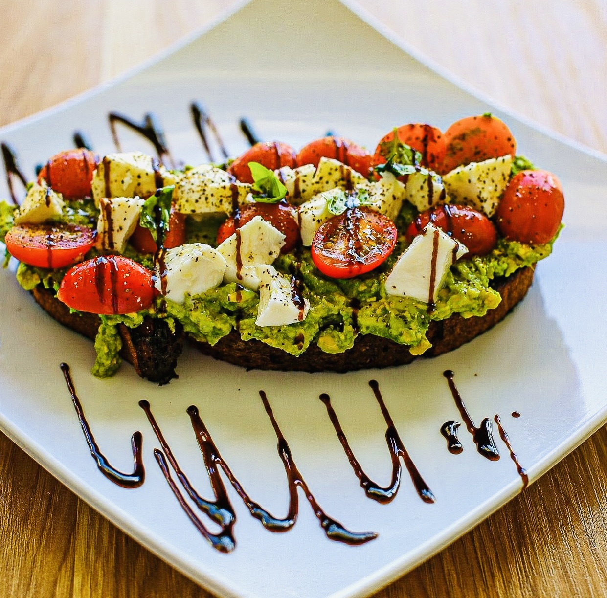 Order Caprese Toast food online from Yallatizers store, Los Angeles on bringmethat.com