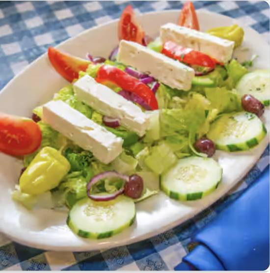 Order Greek Salad food online from Athenian Greek Cuisine store, Merrillville on bringmethat.com