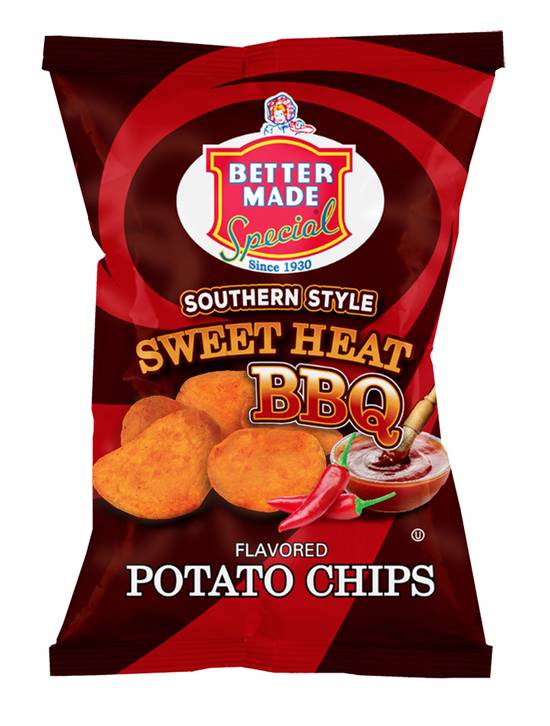 Order Better Made Special Sweet Heat Bbq Flavor Potato Chips food online from Exxon Food Mart store, Port Huron on bringmethat.com