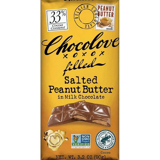 Order Chocolove Milk Chocolate Bar With Salted Peanut Butter (3.2 OZ) 138415 food online from Bevmo! store, Pasadena on bringmethat.com