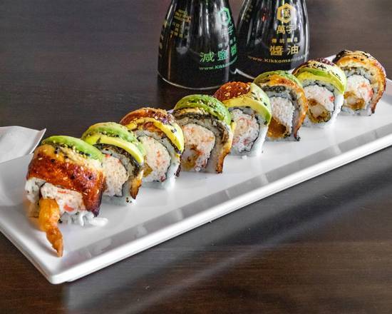 Order Dragon Roll food online from Mr. Sushi store, Santa Clarita on bringmethat.com