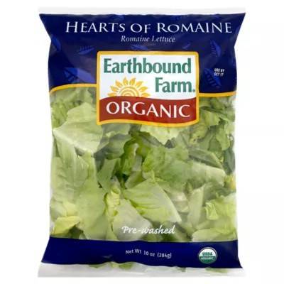 Order Earthbound Farm · Organic Hearts of Romaine Lettuce Pre-Washed (10 oz) food online from Safeway store, Turlock on bringmethat.com