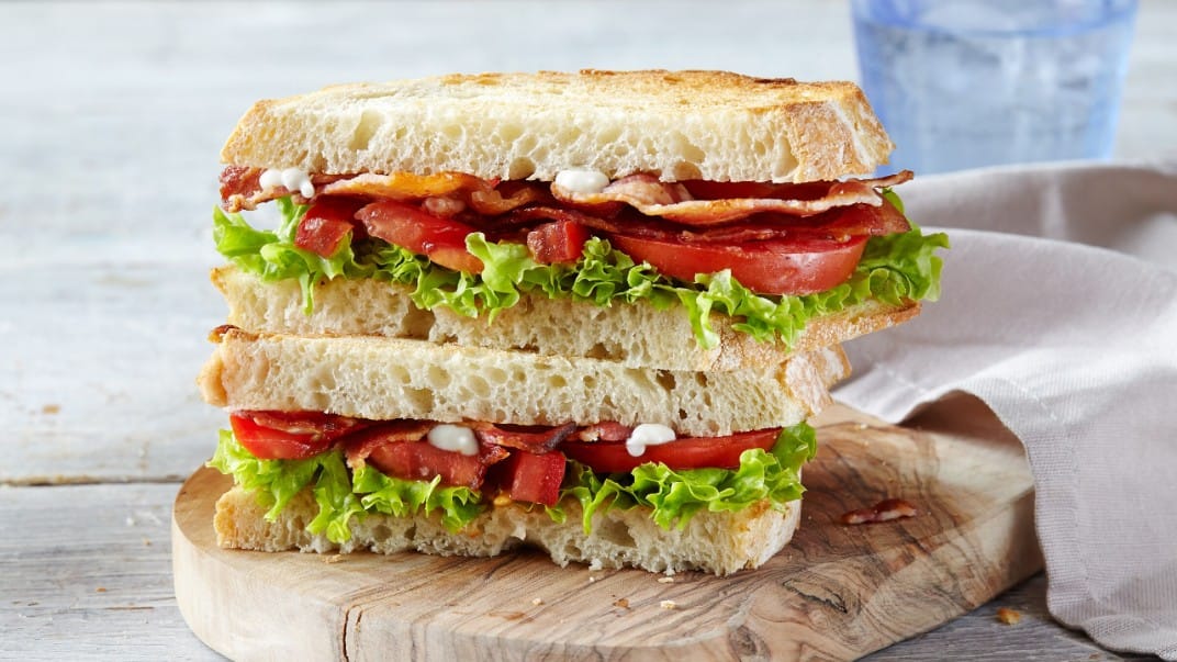 Order Bacon, Lettuce and Tomato Sandwich food online from El Fogon Dominican Kitchen store, Bronx on bringmethat.com