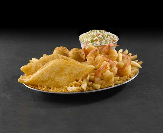 Order Fish & Shrimp Platter food online from Long John Silver's store, Jackson on bringmethat.com