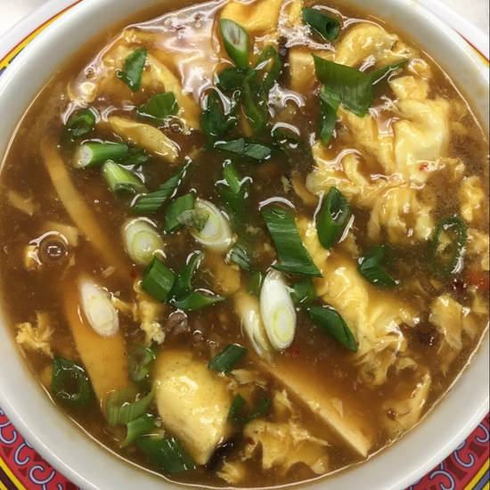 Order Hot & Sour Soup food online from WA WA Restaurant store, Long Beach on bringmethat.com
