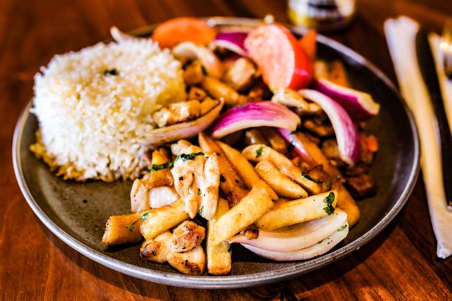 Order Pollo Saltado food online from The Freakin Incan store, Roswell on bringmethat.com