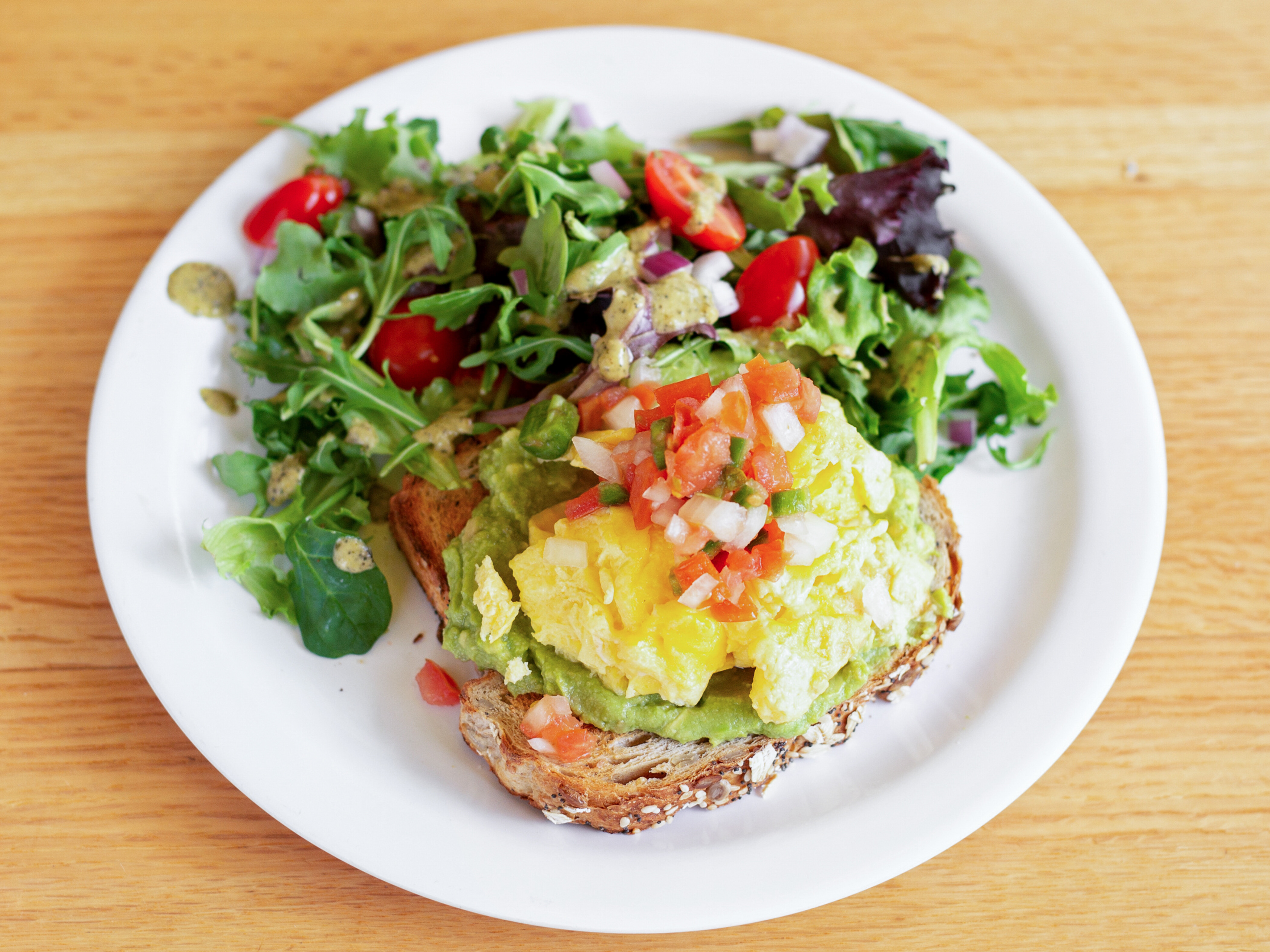 Order Avocado Toast food online from Courageous Bakery & Cafe store, Oak Park on bringmethat.com