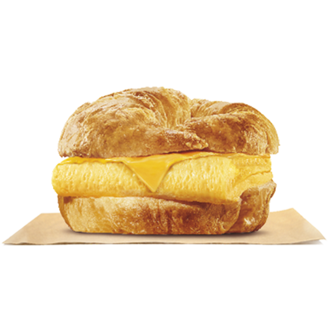 Order Egg & Cheese CROISSAN WICH® food online from Burger King store, Winston-Salem on bringmethat.com