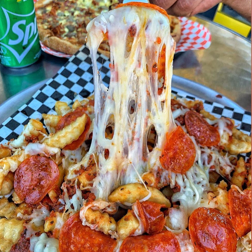Order Pizza Fries food online from The Hut store, Burbank on bringmethat.com