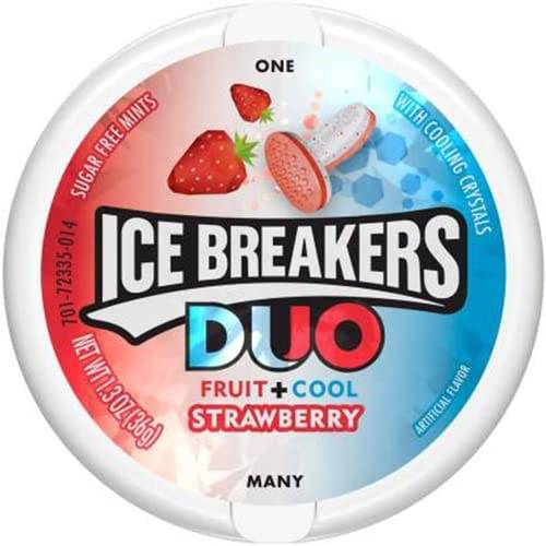 Order Ice Breakers Duo Mints Grape food online from Exxon Food Mart store, Port Huron on bringmethat.com