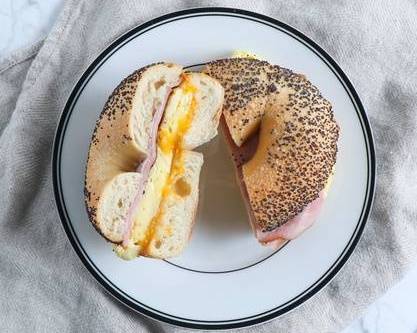 Order Egg, Turkey, and Cheese food online from The Posh Bagel store, San Francisco on bringmethat.com
