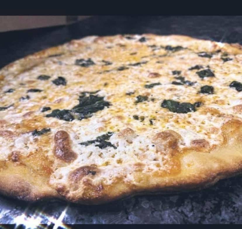 Order White Pizza food online from Luigis Famous Pizza Restaurante store, Lincroft on bringmethat.com