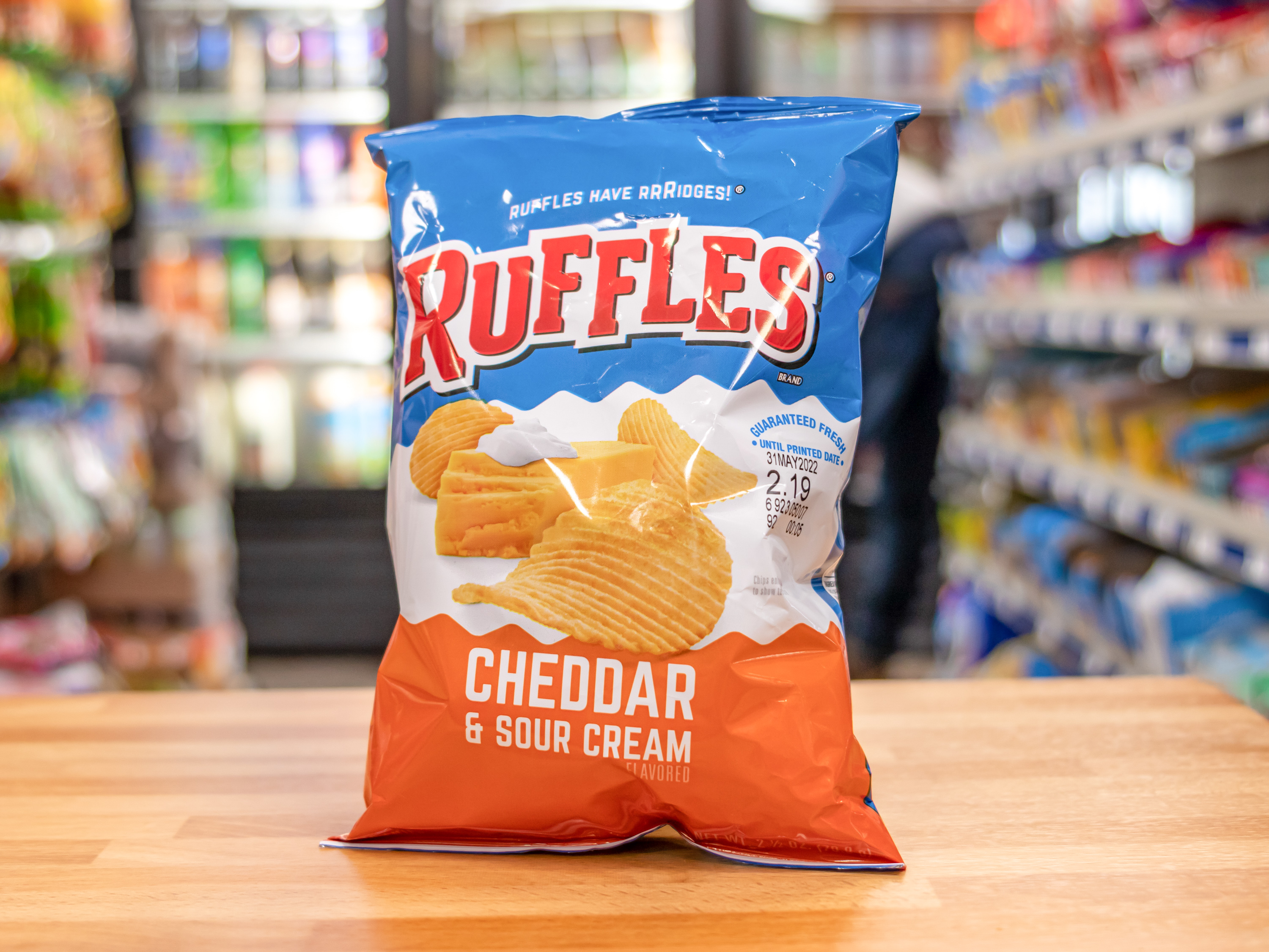 Order Cheddar and Sour Cream Ruffles 3.5 oz. food online from Sunoco Gas Station store, Salt Point on bringmethat.com