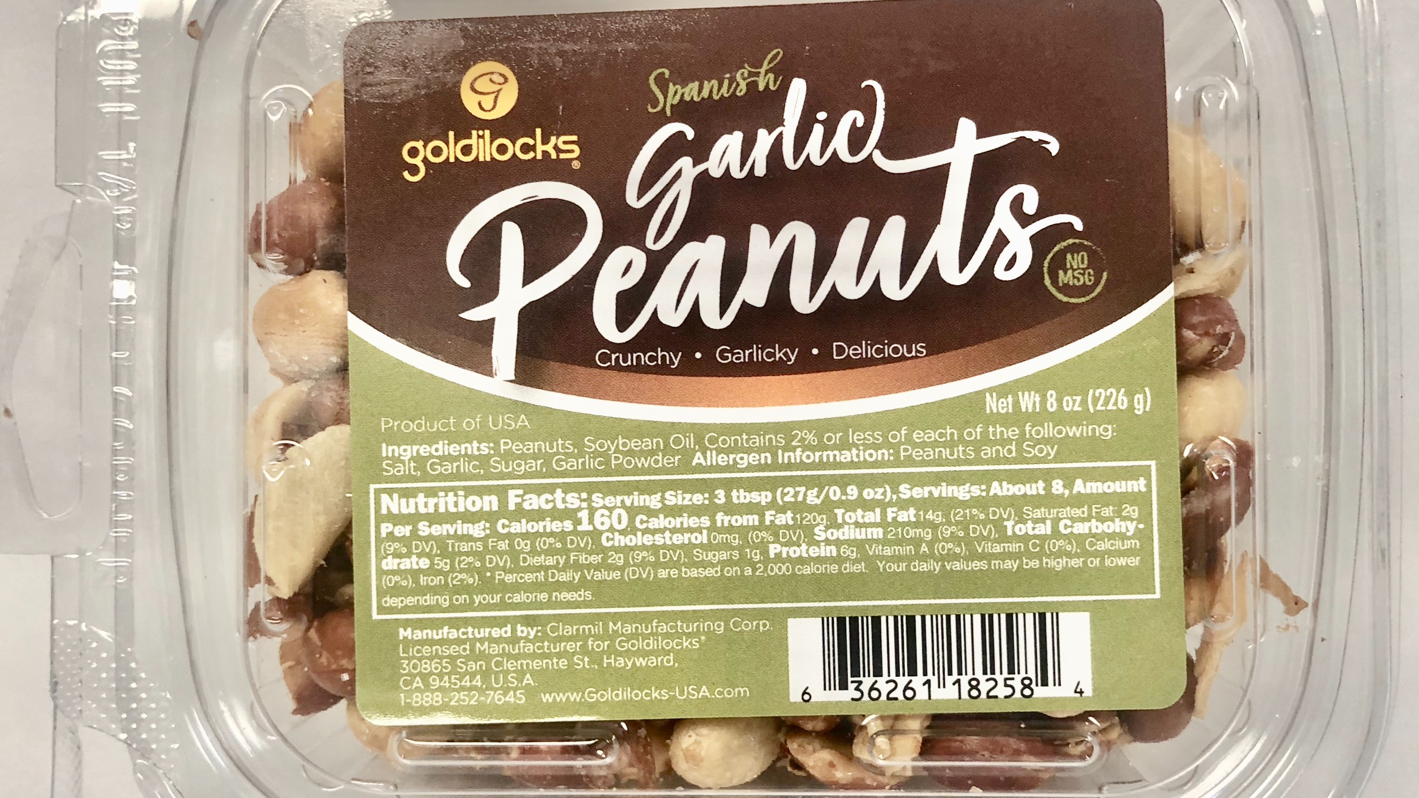 Order Garlic Peanuts - 8 ozs.  food online from Goldilocks store, Union City on bringmethat.com