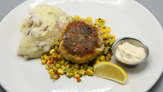 Order Lunch Maryland Crab cake food online from Mitchell's Fish Market store, Livonia on bringmethat.com