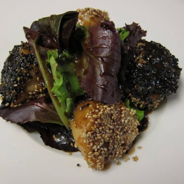 Order Sesame Crusted Scallop food online from Coast Sushi store, Chicago on bringmethat.com