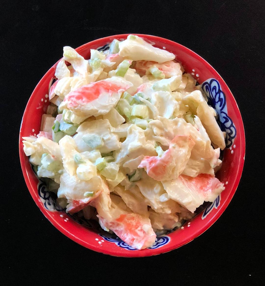 Order 1 lb. Seafood Salad food online from Bobby Chez store, Collingswood on bringmethat.com