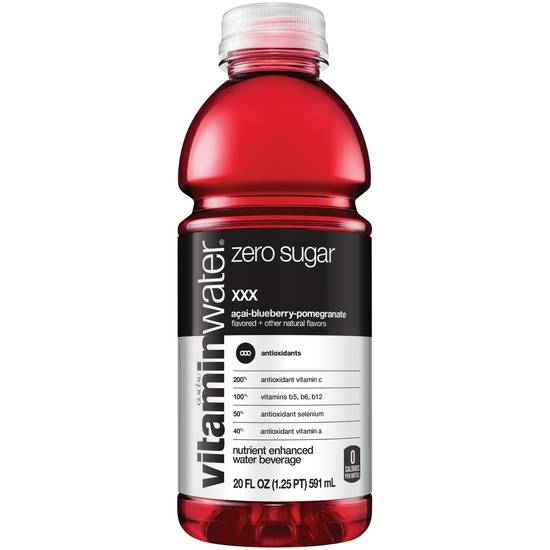 Order Vitaminwater Zero Xxx, Electrolyte Enhanced Water W/ Vitamins, Acai-Blueberry-Pomegranate Drink, 20 OZ food online from Cvs store, PEARL on bringmethat.com