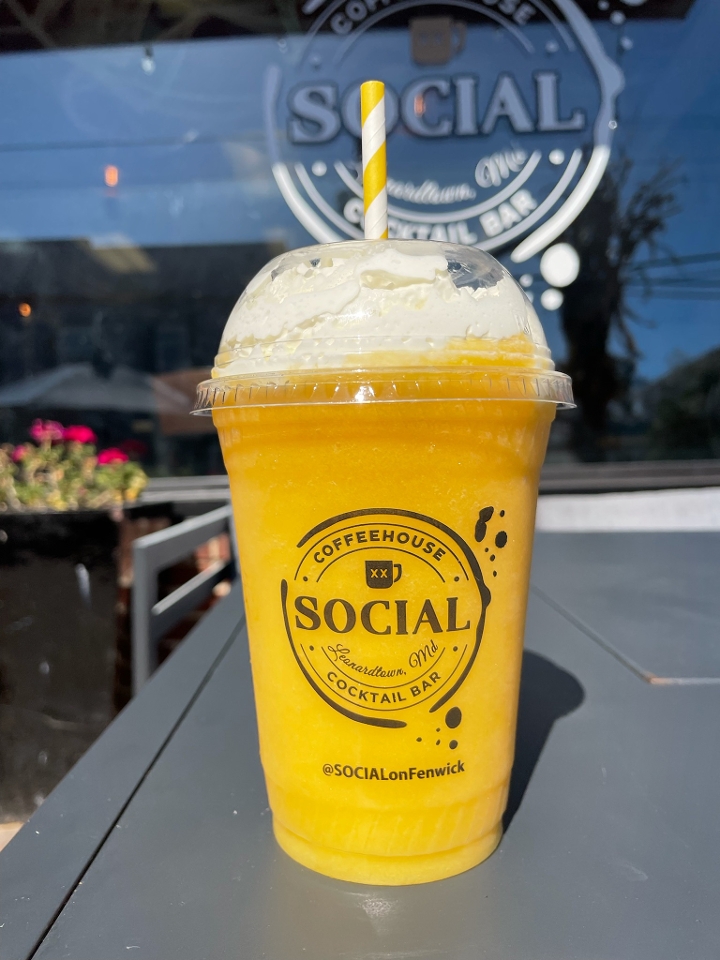 Order Mango Smoothie food online from Social Coffeehouse store, Leonardtown on bringmethat.com