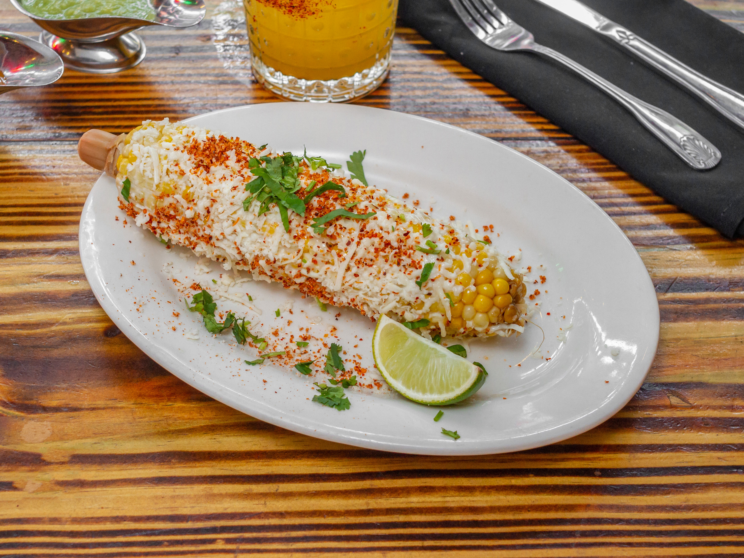 Order Elote Del Campo food online from Mexico 2000 Restaurant store, Brooklyn on bringmethat.com