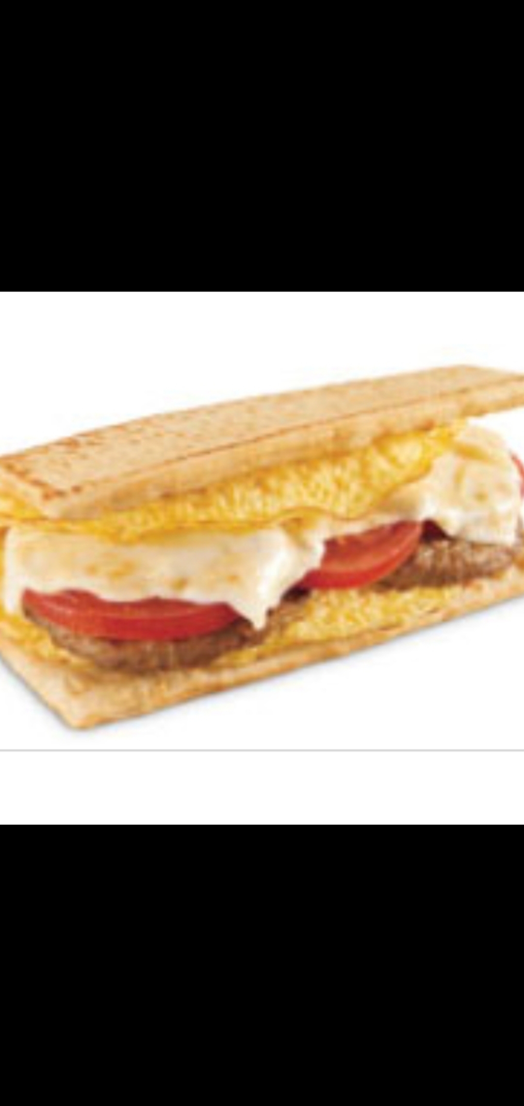 Order Eggs Double Sausage Patties Cheese & Tomatoes Panini  food online from American Gourmet Foods Deli store, New York on bringmethat.com