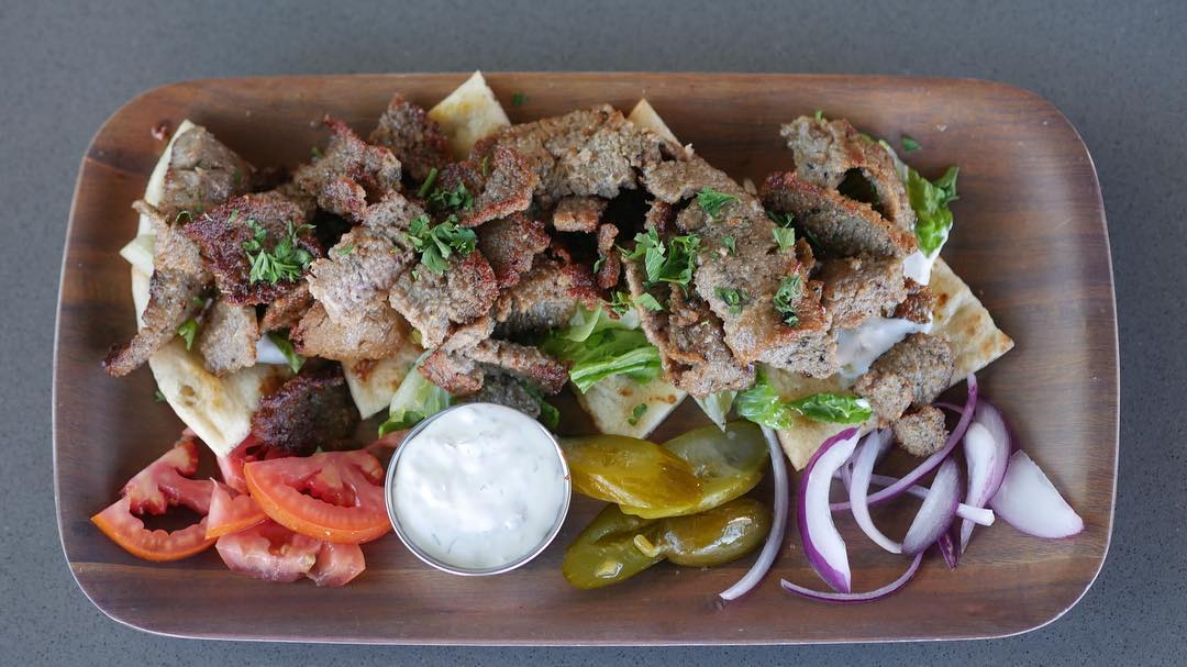 Order Open Face Gyros food online from Olive And Basil store, San Diego on bringmethat.com