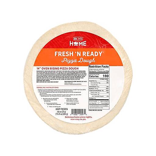 Order Fresh 'N Ready 14in Oven Rising Pizza Dough (EACH) 40709 food online from Bevmo! store, Albany on bringmethat.com
