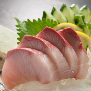 Order Hamachi (Yellowtail) food online from Naked Fish Japanese Restaurant store, Chino Hills on bringmethat.com