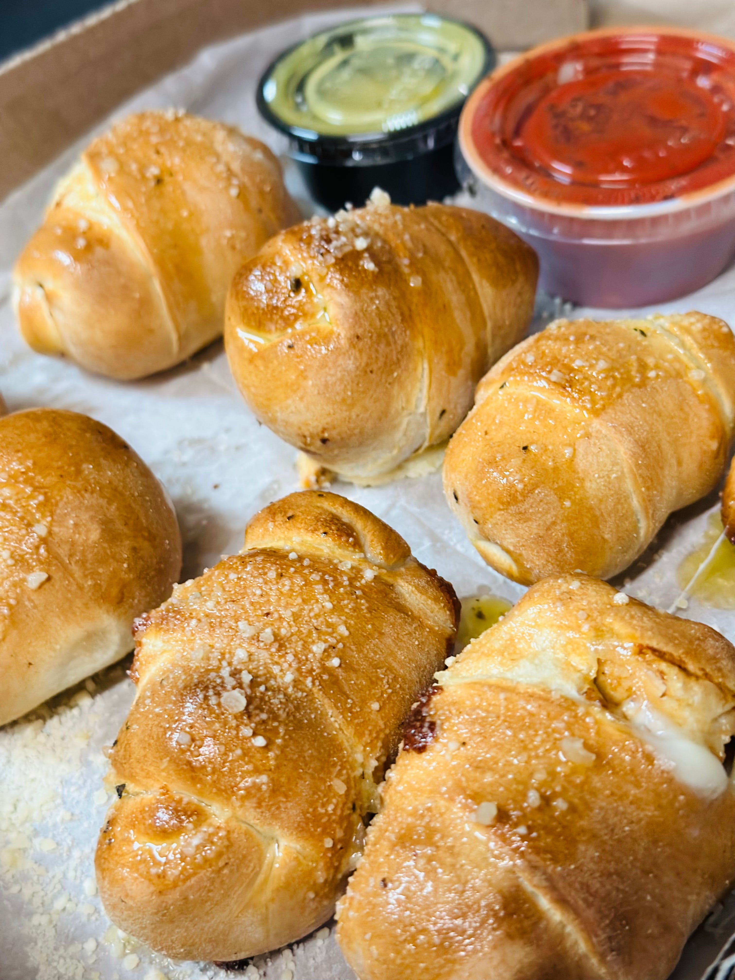 Order Spinach & Feta Rolls - Regular food online from Pizza Romano store, Pittsburgh on bringmethat.com