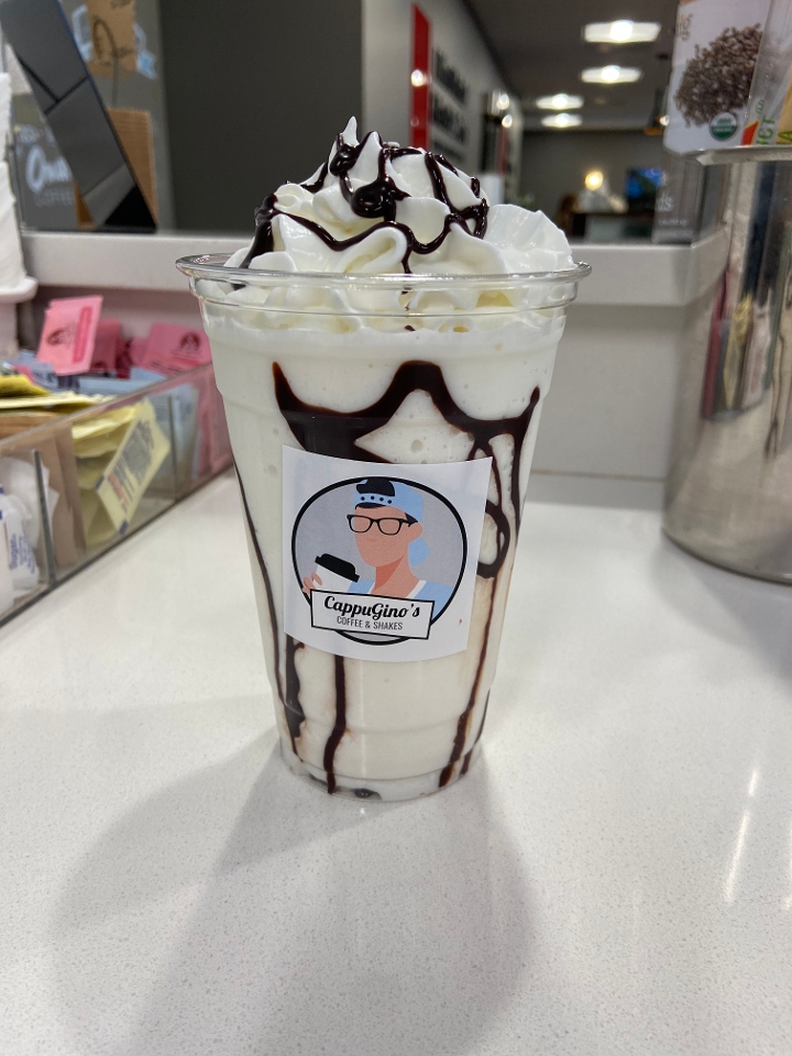 Order Frozen White Hot Chocolate - 20oz food online from Cappugino Coffee And Shakes store, Milford on bringmethat.com