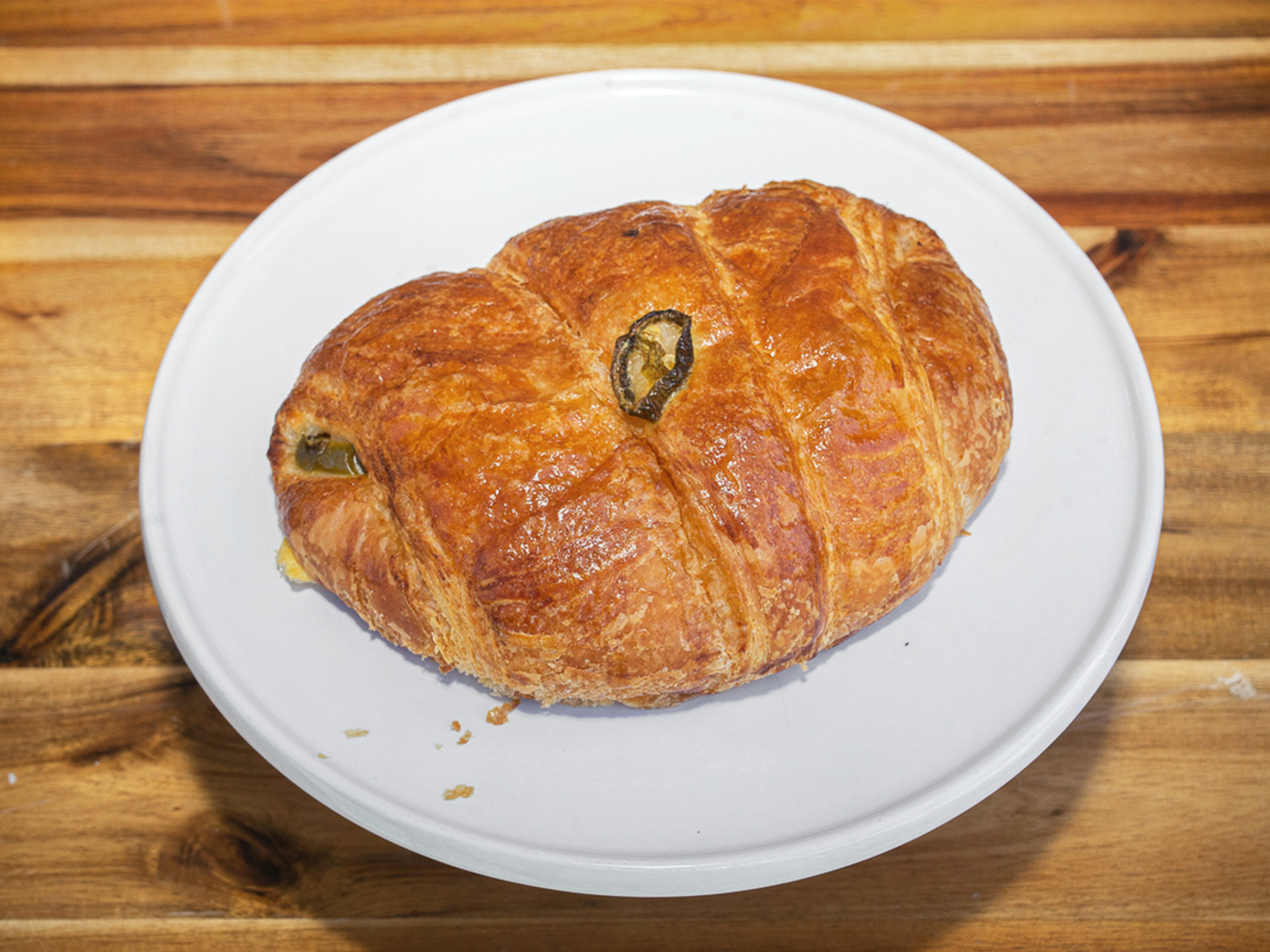 Order Ham and Cheese Jalapeno Croissants food online from Missy Cupcake Creations store, Ventura on bringmethat.com