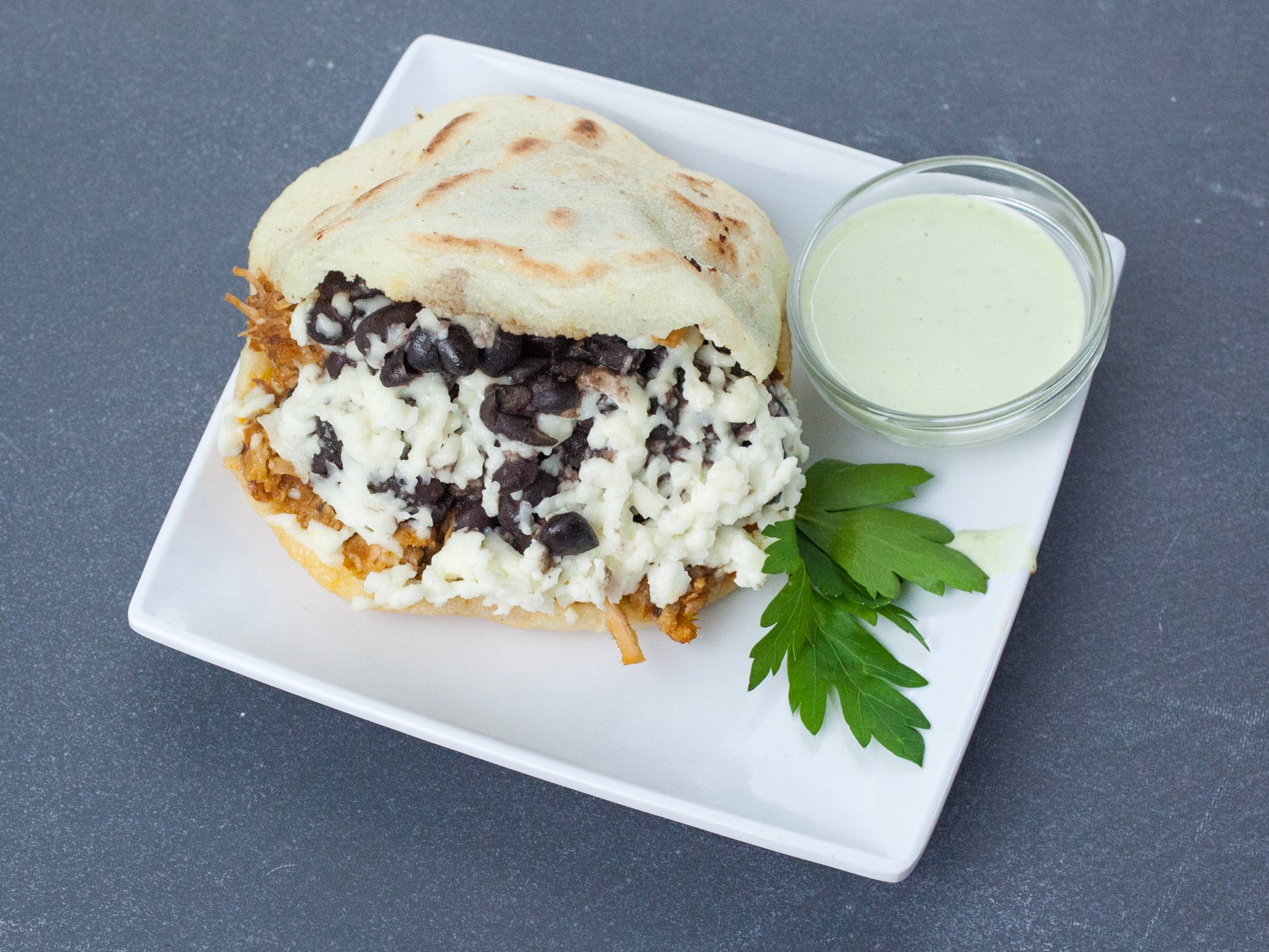 Order Arepa Pabellon Pernil food online from Arepas cafe & grill store, Astoria on bringmethat.com