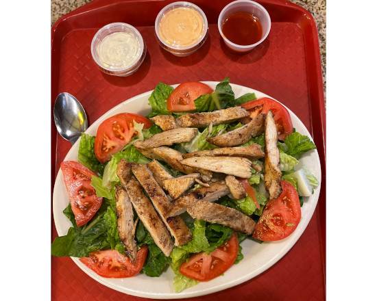 Order Grilled Chicken Breast Salad food online from Crossroads Grill & Hamburger store, Bellevue on bringmethat.com