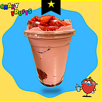 Order Strawberries and Cream food online from Crazy Fruits 3 store, Austin on bringmethat.com