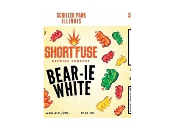 Order Short Fuse Bear-ie White - 6x 12oz Cans food online from Jenny Liquors store, Mt Prospect on bringmethat.com