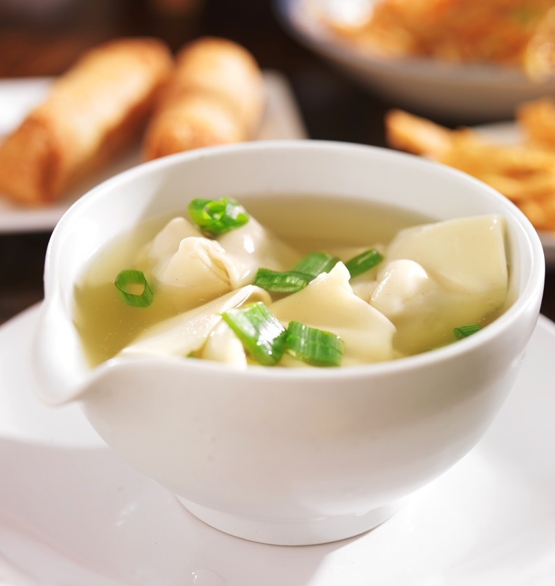Order Small Wonton Soup food online from Moon China Bistro store, Chandler on bringmethat.com