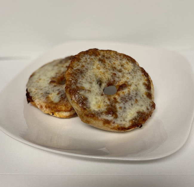 Order Cheese Pizza Bagel food online from Big Daddy Bagels store, Golden on bringmethat.com