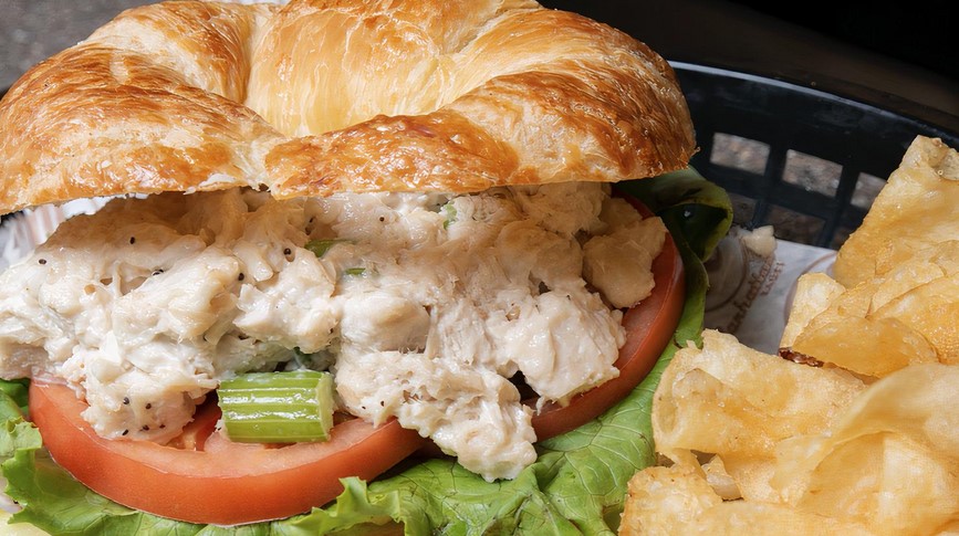 Order Chicken Salad Sandwich Lunch food online from Manhattan Bagel Company store, Phillipsburg on bringmethat.com