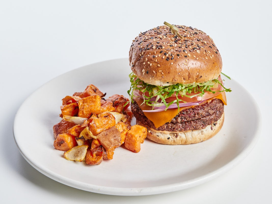 Order Vegan Double Cheeseburger, V food online from True Food Kitchen store, King of Prussia on bringmethat.com
