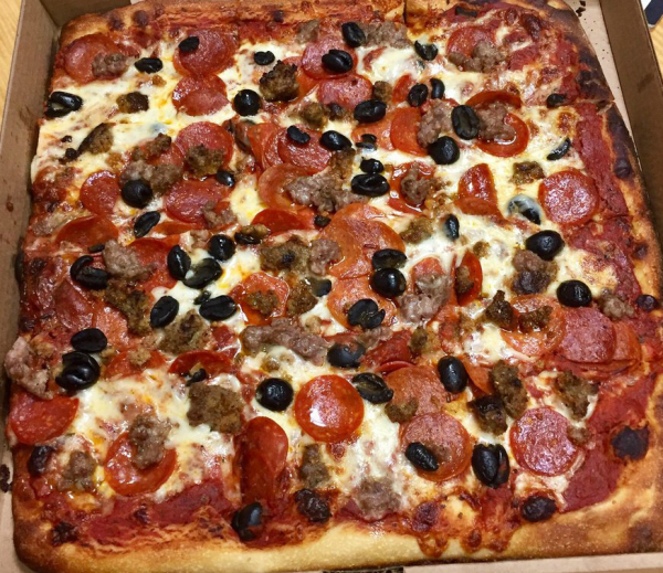 Order Sicilian Pizza food online from Santillo's Brick Oven Pizza store, Elizabeth on bringmethat.com